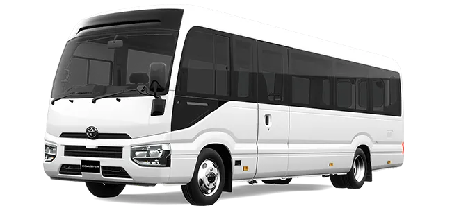 รถบัส Toyota Coaster พร้อมคนขับ เที่ยวญี่ปุ่น