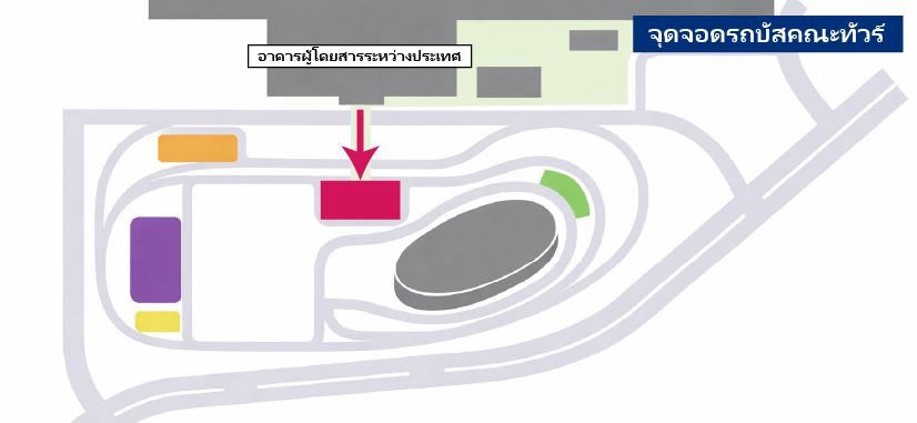 แผนที่จุดรับผู้โดยสาร Narita Airport Terminal 2 
